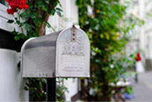 a mailbox