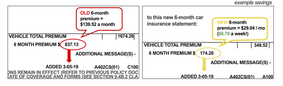 Diagram of savings thru BlueSkyCoverage